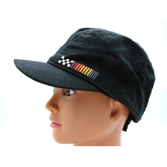 Vans Final Course Snapback Hat Black Logo Adjustable OSFM Cotton Cap VN0A47QCTV8 - Picture 3 of 13